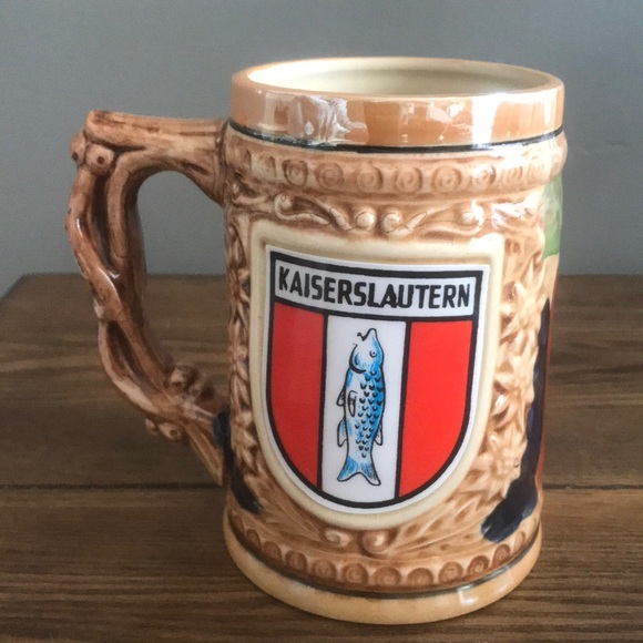 German stein beer mug KAISERSLAUTERN - Picture 1 of 5